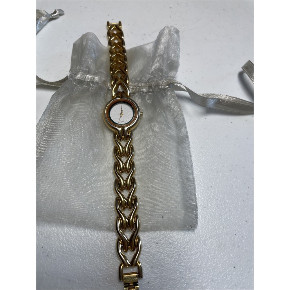 PAOLO GUCCI 770W GOLDTONE QUARTZ WATCH RARE VINTAGE AUTHENTIC House Of Gucci